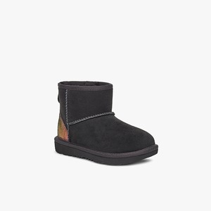 Ugg Classic Mini II Shimmer Kids Classic Boots Black (1675RGWOZ)